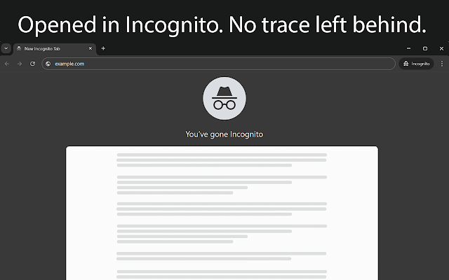 Screenshot 2 of Open incognito tab
