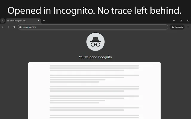 Screenshot 2 of Open incognito tab