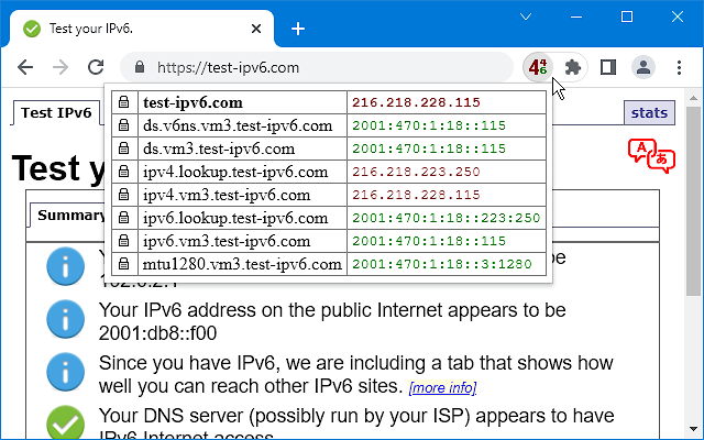 Screenshot 1 of IPvFoo