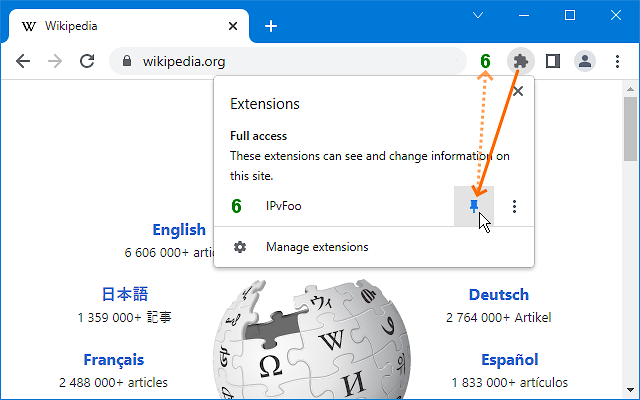 Screenshot 2 of IPvFoo