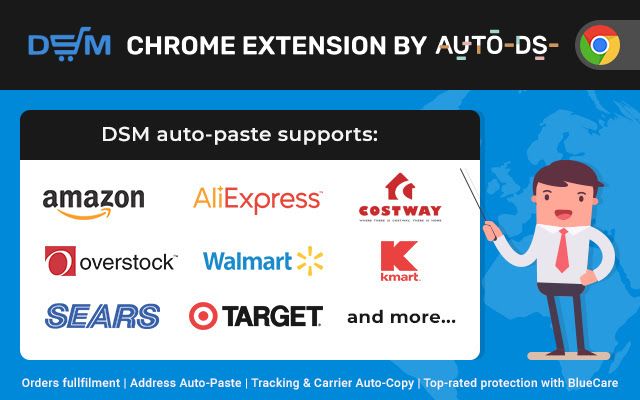 Screenshot 1 of DSM Auto-Paste Chrome Extension