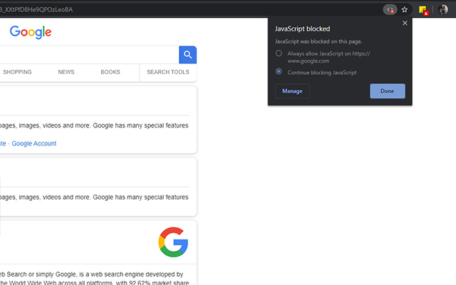 Screenshot 2 of Enable JavaScript