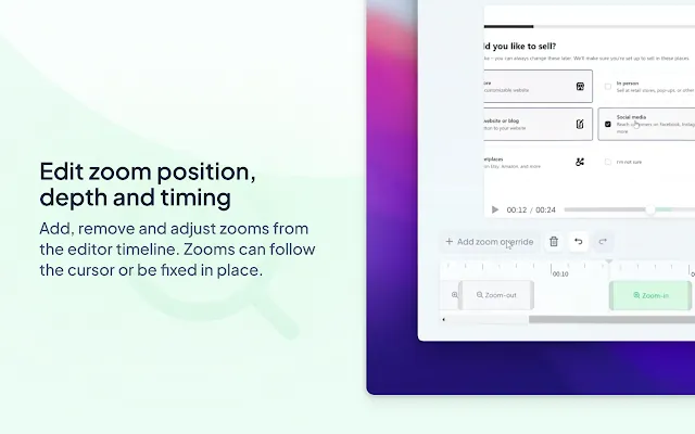 Screenshot 2 of Cursorful - Screen Recorder with Auto Zoom
