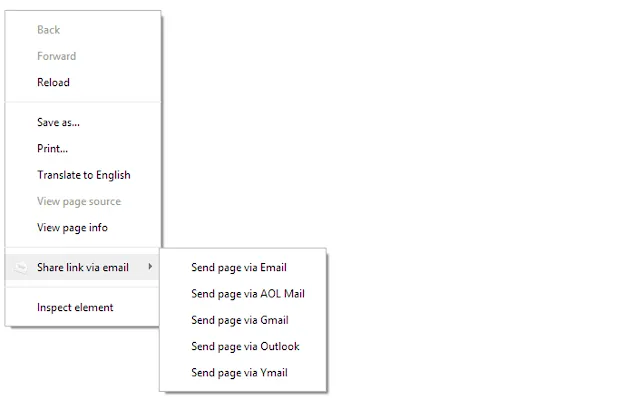 Screenshot 1 of Share link via email