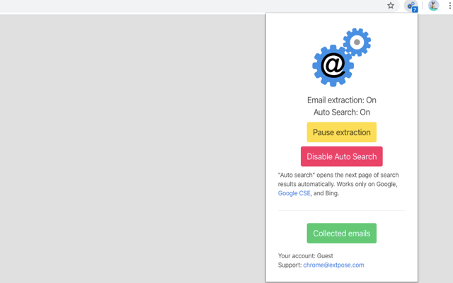 Screenshot 1 of Email Extract - Email Extractor Tool