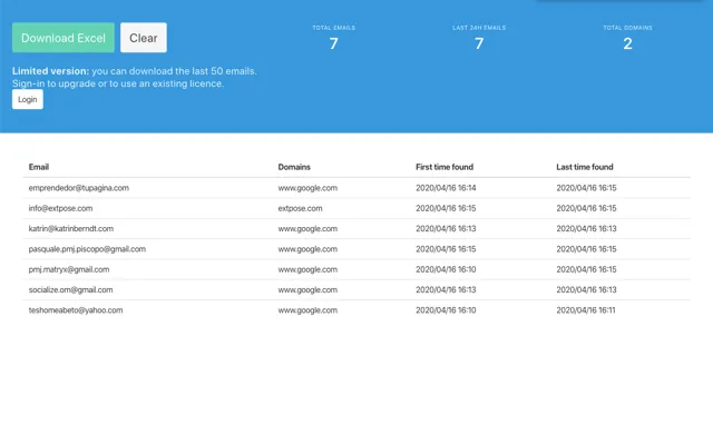 Screenshot 2 of Email Extract - Email Extractor Tool