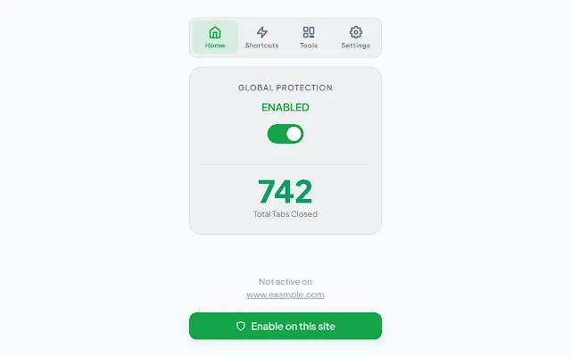 Screenshot 1 of AdTab Killer — auto close unwanted new tabs
