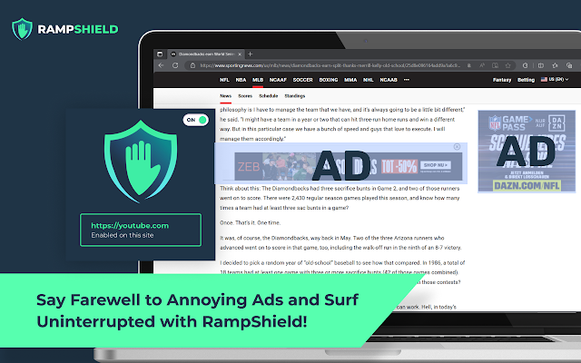 Screenshot 1 of RampShield Adblock