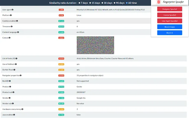 Screenshot 2 of Fingerprint Spoofer