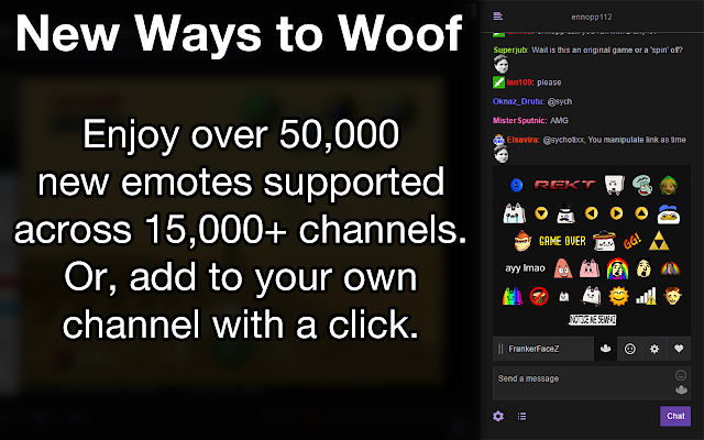 Screenshot 1 of FrankerFaceZ