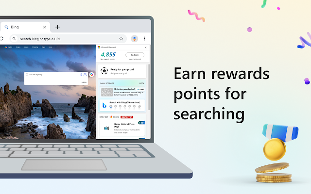 Screenshot 1 of Microsoft Bing Search with Rewards