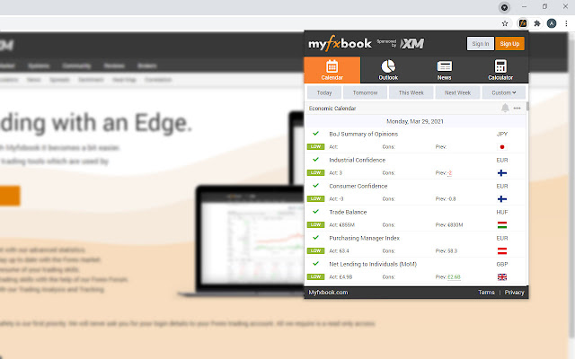 Screenshot 1 of Economic Calendar, Market & News