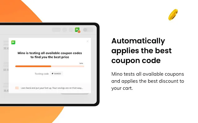Screenshot 2 of Mino: Automatic Coupons & Cash Back