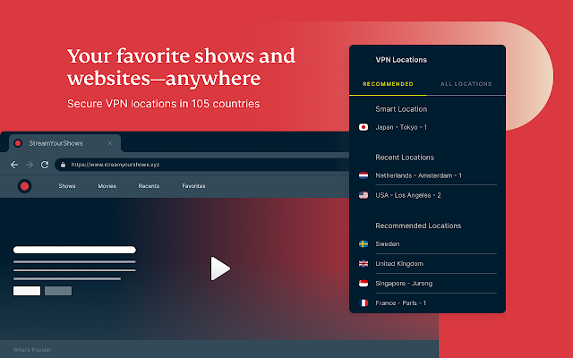 Screenshot 2 of ExpressVPN: VPN & proxy browser extension
