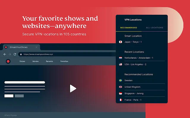Screenshot 2 of ExpressVPN: VPN & proxy browser extension