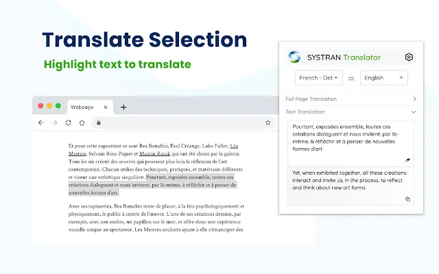 Screenshot 2 of SYSTRAN Translator