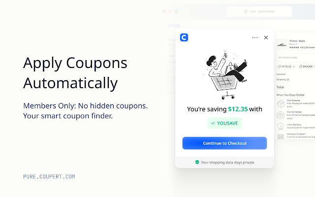 Screenshot 1 of Coupert Pure: AI-Powered Coupons & Price Compare