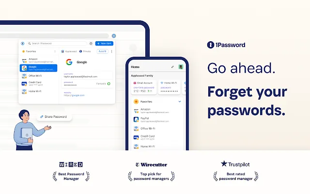Screenshot 1 of 1Password Nightly – Password Manager