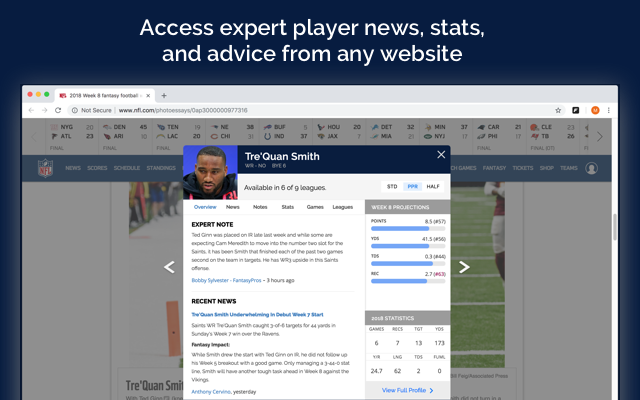 Screenshot 1 of FantasyPros: Win your Fantasy League