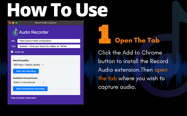 Screenshot 2 of Audio Recorder Online - Capture Screen Audio