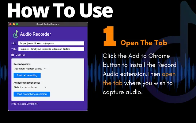 Screenshot 2 of Audio Recorder Online - Capture Screen Audio