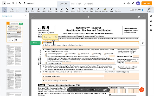Screenshot 2 of PDF Editor for Chrome:Edit, Fill, Sign, Print
