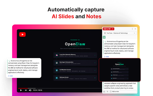 Screenshot 1 of Video Notebook - Visual AI Tutor for Video Learning