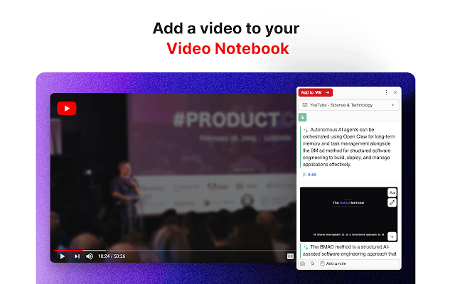 Screenshot 2 of Video Notebook - Visual AI Tutor for Video Learning