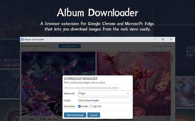 Screenshot 1 of Album Downloader