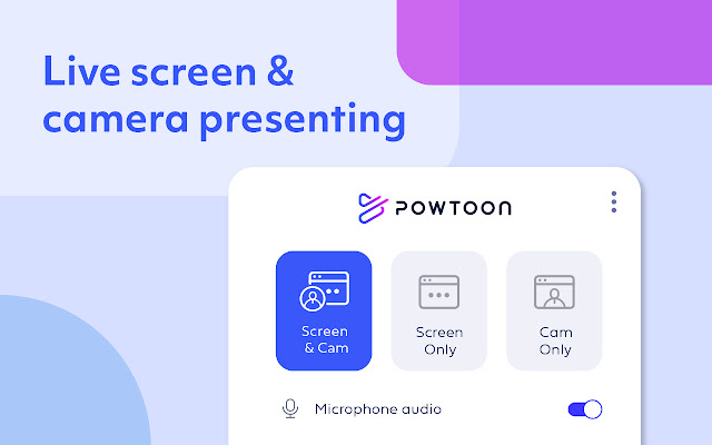 Screenshot 2 of Powtoon Capture - Screen and Webcam Recorder