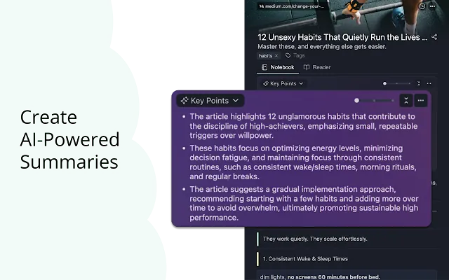 Screenshot 2 of Web Highlights: PDF & Web Highlighter + Notes & AI Summary