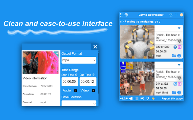 Screenshot 1 of GetVid - Video Downloader