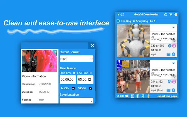 Screenshot 1 of GetVid - Video Downloader