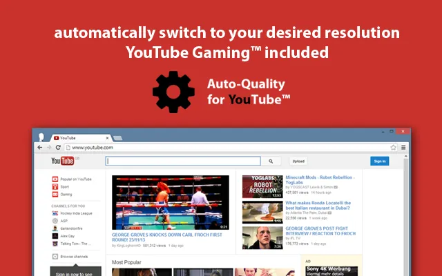 Screenshot 2 of Auto Quality for YouTube™