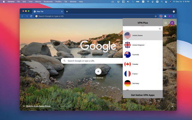 Screenshot 1 of VPN Plus - Best VPN for Chrome