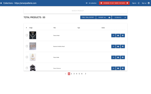 Screenshot 2 of Shopify Scraper