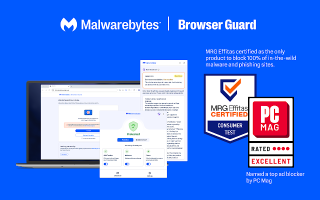 Screenshot 1 of Malwarebytes Browser Guard