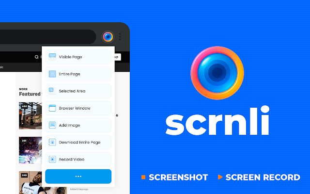 Screenshot 1 of Screen Recorder & Screenshot App for Chrome | Scrnli