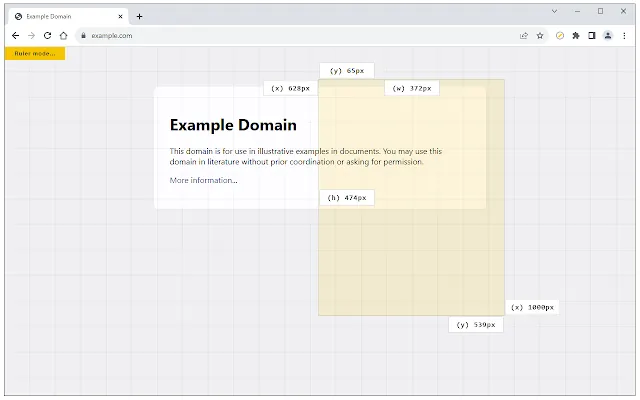 Screenshot 2 of Page Ruler