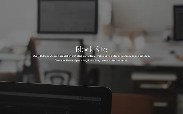 Screenshot 1 of Block Websites for Google Chrome™