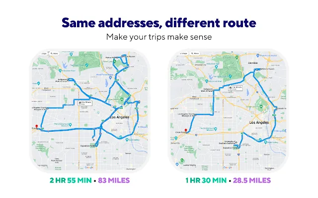 Screenshot 1 of Routora - Google Maps Route Optimization