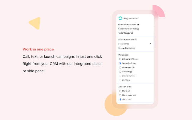 Screenshot 2 of Ringover Dialer – Call, Text or launch campaigns in just One Click