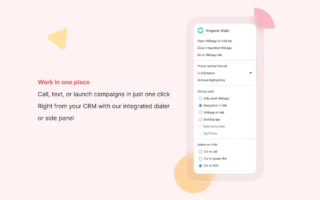 Screenshot 2 of Ringover Dialer – Call, Text or launch campaigns in just One Click