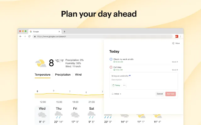 Screenshot 2 of Todoist for Chrome: Planner & Calendar