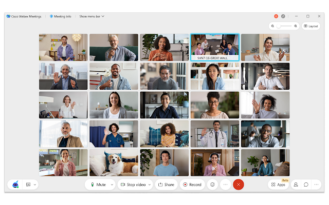 Screenshot 2 of Cisco Webex Extension