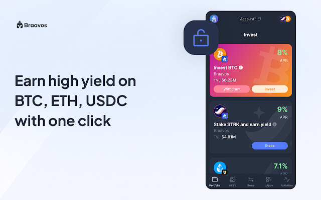 Screenshot 2 of Braavos: Bitcoin & Starknet Wallet