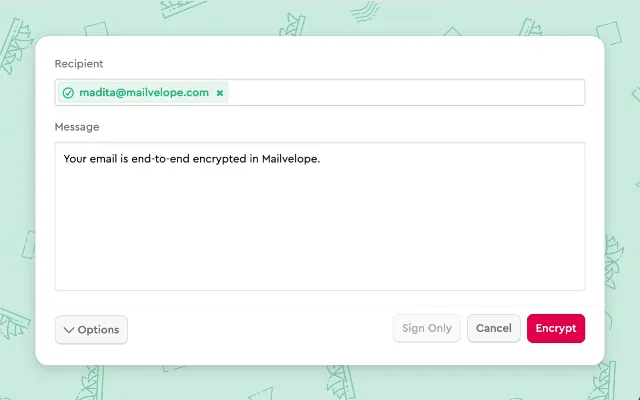 Screenshot 2 of Mailvelope - Secure your email with PGP