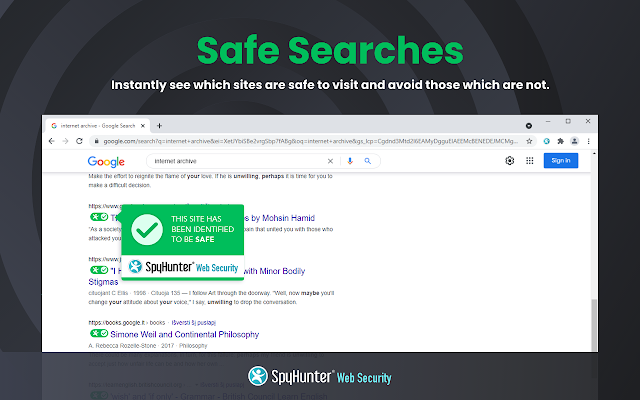 Screenshot 1 of SpyHunter® Web Security