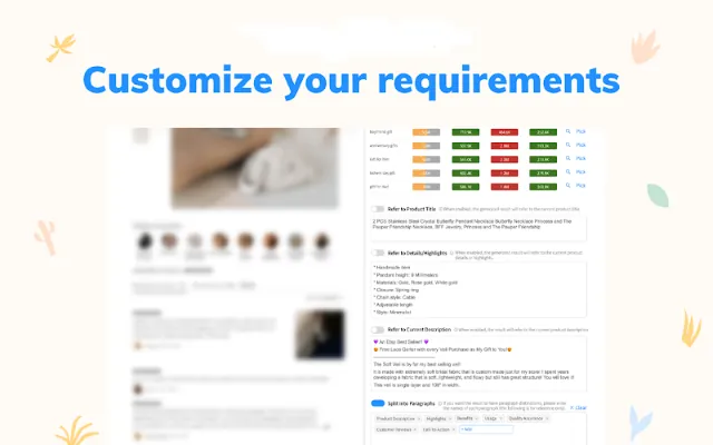 Screenshot 2 of GPT for Ecom: Product Listing optimizer