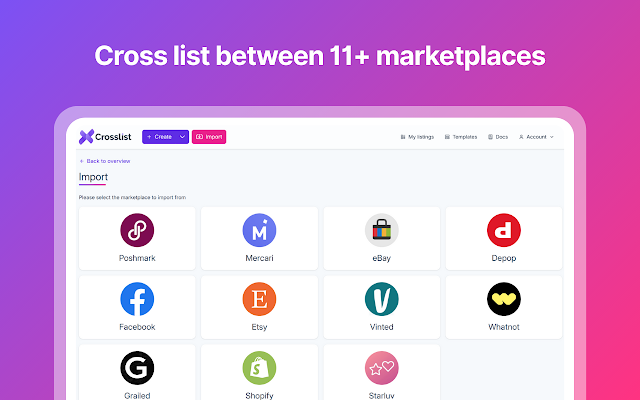 Screenshot 2 of Crosslist
